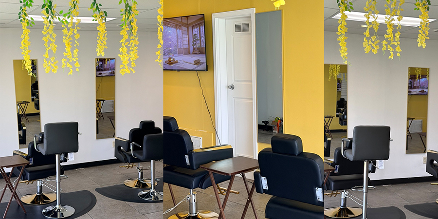 The Deluxe Braids salon interior